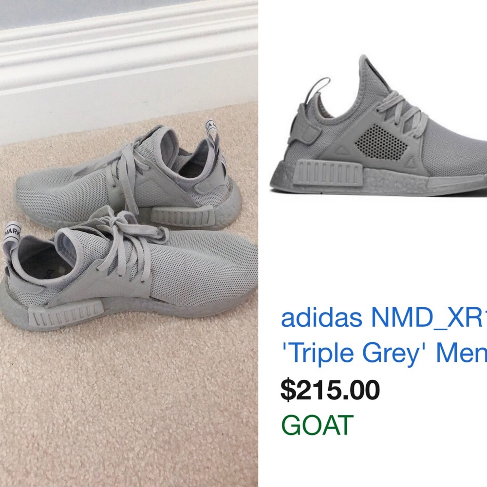 Adidas NMD rx1 triple gray